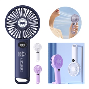 Handheld Portable Fan with Digital Display